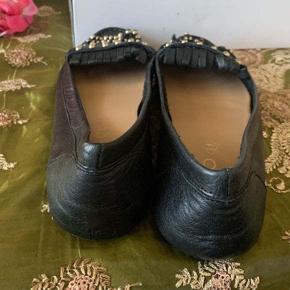 Aldo Black Studded Flats - Picture 4 of 11